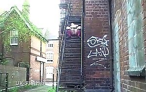 Outdoor flashing and public masturbation of fat bbw amateur nimue in the streets