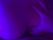 Blacklight party toy ass fuck pt2