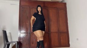 bbwlatinass Oil strip-tease Ass clapping passion gaps