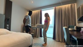 Ballbusted by a REAL MMA fighter