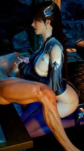 Cao Ying Sculpted for Desire: Bigboobs &amp; Bigbutt - 3D Animation