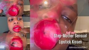 Step-Mother Sensual Tease Lipstick Kisses - Royal Ro red lips full version