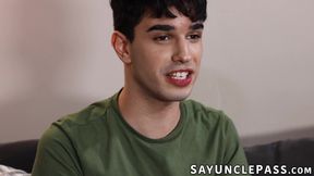 Exhausted Archie Paige let his pal Rob Quinn suck and ride his dick