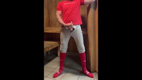 Buff Baseball Coach JockDad87 is Back in the Sauna