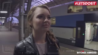 LETSDOEIT - Busty Blonde Finds a Big Cock Surprise At Her Rented Flat