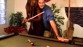 Stacked black MILF gives best blowjob to white cock