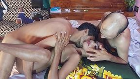 Threesome Hardcore funking Super fantastic best Porn video.  Hanif pk, manik, Sumona