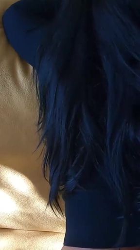 Iconic moment from "Step brother teaches stepsister with a big camel, how he likes to fuck"