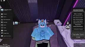 Roblox Furry Gay masturba con sus muslos...( MX RLN )