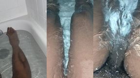 cum play with my slumber donkey in the tub