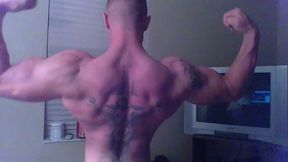 Cute Blond Flexes in Briefs