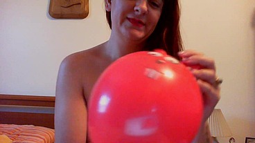 Orgasm colored balloons