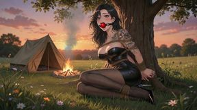 Campfire Captive Eto s Surprise All-Night Bondage