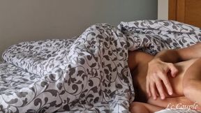 Real Couple Morning Bedroom, Where Husband Stick His Hard Dick Into Wife's Morning Wet and Warm Pussy