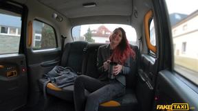 ”Bombshell taxi costumer agreed the terms so she has to take on my shaft! - Cindy Shine”