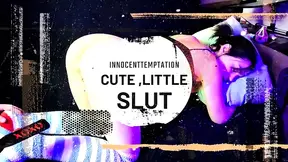 Petite barely legal rides massive dildos in devastating anal sex
