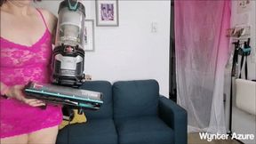 Vacuuming My Couch in Lingerie (ID #1862 HD 1080rez)