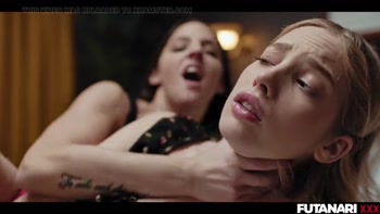 Amirah Adara Finds Out She Has A Dick - Massive Cumshot Covers Bella Spark’s Whole Body