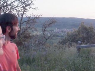 Hiking and I end up banging in a hermitage