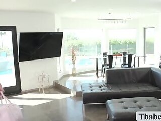 TS Victoria Grant fucks a stranger from the road