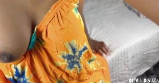 Fuck my Girlfriend in OYO room so hard after Ugadi Function Until she cum again and again