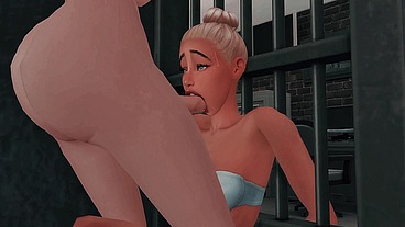 PERVERTED FUTANARI COP ARRANGED HARD ANAL SEX AND FACEFUCK FOR A SEXY PRISONER (SIMS + ANIME HENTAI + SFM)