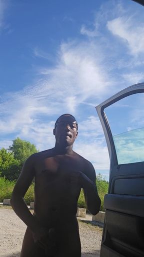 Jerking off in the Park