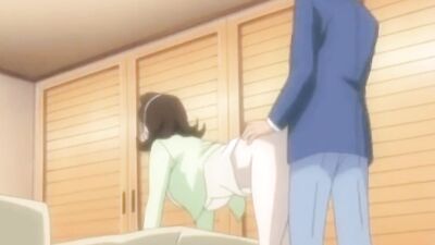 Redhead cutie submits to getting tied up & fucked in this cartoon hentai