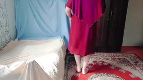 Gorgeous Crossdresser Making Seductive Eye Contact While Dancing