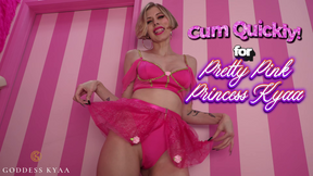 Cum Quickly! For Pretty Pink Princess Kyaa - Femdom Costume JOI