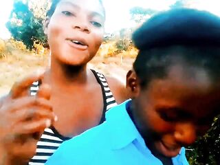 With my mate Actress