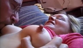 homemade retro sextape of amateur riding dick