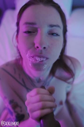 Marianna Mars POV Cock Sucking During a Photoshoot