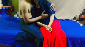 Couple romance in bedroom sex