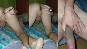 fucking with my ass up, letting air inside me, making squelching sounds! i cum very powerfully many times from masturbating my erogenous sphincter