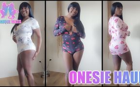 Monique Tries on Cute Onesies for You