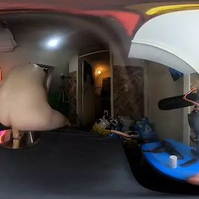 Ass dildo vr movie