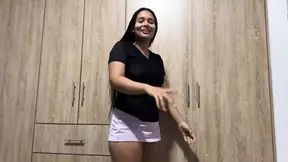 Stepsister Asks Me to Record Her Exercises for Tiktok and They End up Doing Something Else.