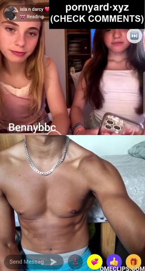 Amateur teen reacts to homemade video with her boyfriend