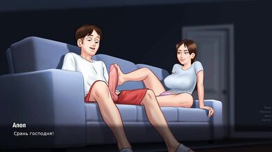 Stepsister caught her stepbrother masturbating