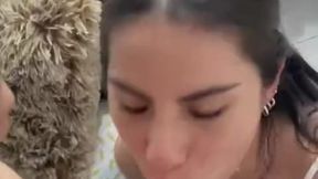 Latin sister-in-law caught on camera in hidden affair with stepbro