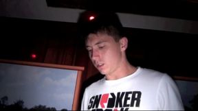 straight suck in sneaker by his gay friend