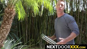 NextDoorXXX.com - Muscular dude rides his buddy's thick and long dick in a hot flip-f