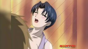 Kazuhiko's Stepmom and Stepaunt Fight Over His Cock And End Up Having A Wild Threesome