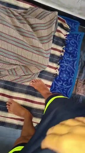 Desi younger bro sneaking and taking advantage of his big step brother