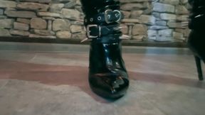 Caning your tongue - 7 days slavery in my Castle