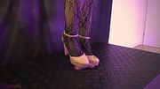 Drained by a Pinup Lady in Pink High Heels - Cock Balls Crush Trample, Shoejob, Bootjob, CBT, Ballbusting, Trampling, Stomping