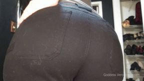 Sweaty Fart JOI in Black Work Pants