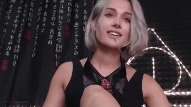 A Blonde Ts Bombshell Jerks Off And Dildoes Her Ass