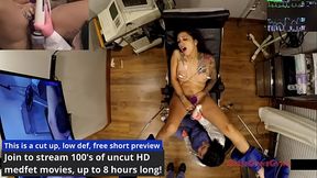 Naive Latina Stefania Mafra Signs up for Orgasm Research, Inc Being Done by Doctor Tampa &amp_ Nurse Lenna Lux @GirlsGoneGyno Reup